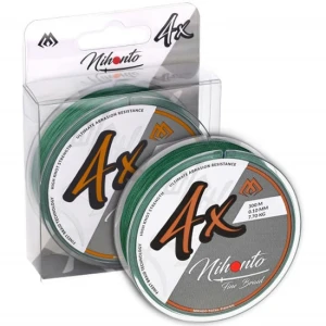 Fir Textil Mikado Nihonto Fine Braid, Green, 0.26mm, 22.6kg, 10m