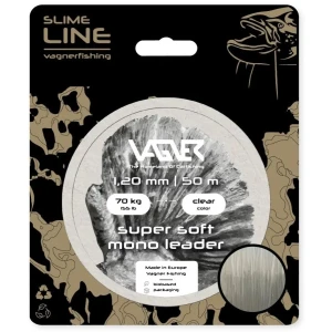 Leader Vagner Super Soft Mono Leader Clear, 70kg, 1.20mm, 50m