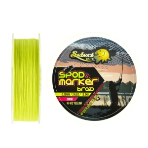 Fir Textil Select Baits Spod And Marker X8 Braid Hi-viz Yellow, 0.18mm 200m