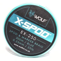 Textil Spod Wolf X-SPOD EX-250 SPOD & MARKER BRAID 0.23mm - BLUE 25lb/300m Textil Spod Wolf X-SPOD EX-250 SPOD & MARKER BRAID 0.23mm - BLUE 25lb/300m