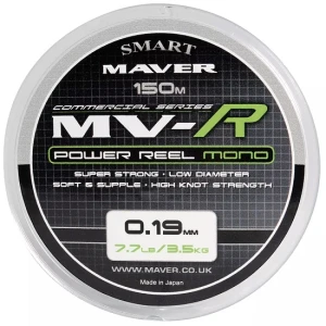 Fir Monofilament Maver Uk Mv-r Power Reel Mono 150m 0.15mm 2.5kg