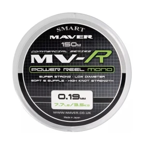 Fir Monofilament Maver Uk Mv-r Power Reel Mono 150m 0.19mm 3.5kg