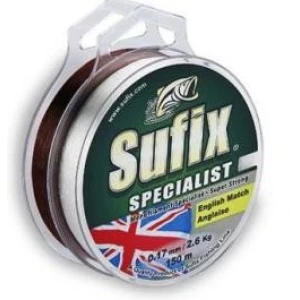 Fir Monofilament Sufix Specialist English Match 150m/0,18mm