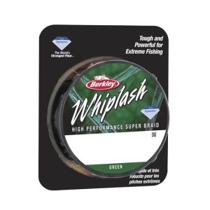 FIR TEXTIL BERKLEY NEW WHIPLASH VERDE 010MM 14.1KG 110M   FIR TEXTIL BERKLEY NEW WHIPLASH VERDE 010MM 14.1KG 110M