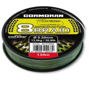 Fir Textil Cormoran Corastrong 8braid Verde 016mm/10,7kg/135m