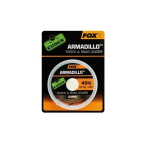 Fir Textil Fox Edges Armadillo Shock And Snag Leader Camo 40lbs 20m