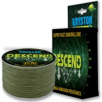 Fir Textil Kryston Descent Super Fast Sinking 300m 20lb 0.23mm Olive Mud