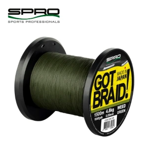 Fir Textil Spro Got Braid Green 0.22 1500 M