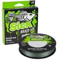 Fir Textil BERKLEY Sick Braid, Moss Green, 0.12mm, 11.20kg 2000m