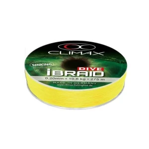 Fir Textil Climax Ibraid Dive Sinking, Fluo Yellow, 135m, 0.08mm, 3.2kg