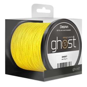 Fir Textil Delphin Ghost 8+1, Galben, 200m, 0.33mm, 18.1kg