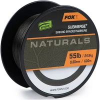Fir Textil Fox Submerge Naturals Braid, Green, 600m, 0.30mm, 55lb/24.9kg