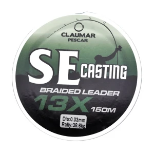 Fir Textil Inaintas Claumar Pescar 13x Braided Leader Se Casting 150m 38.6kg  0.33mm