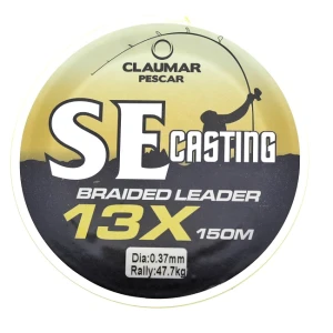 Fir Textil Inaintas Claumar Pescar 13x Braided Leader Se Casting 150m 47.7kg  0.37mm