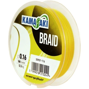Fir Textil Kamasaki Braid, Yellow, 23.6kg, 0.25mm, 100m