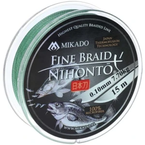 Fir Textil Mikado Nihonto Fine Braid, Green, 0.10mm, 7.7kg, 15m