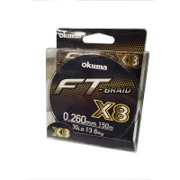 Fir Textil Okuma Ft Braid X8 Green 150m 0.33mm 20.50kg
