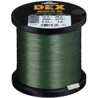Fir Textilberkley Dex Braid X8, 3000m, Moss Green, 0.10mm, 7.9kg