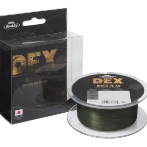 Fir Textilberkley Dex Braid X8, 300m, Moss Green, 0.04mm, 4.1kg