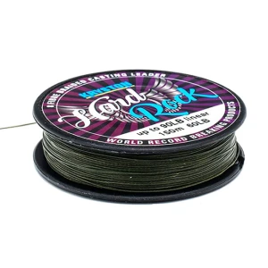 Kryston Fir Textil Hardrock Casting Leader 150m 60lb Moss Green