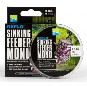  Fir Monofilament PRESTON Reflo Sinking Feeder, 150m, 0.16mm, 1.36kg 