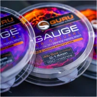 Fir Monofilament Guru N-Guage Super Natural, Clear, 0.10mm, 1.09kg, 150m Fir Monofilament Guru N-Guage Super Natural, Clear, 0.10mm, 1.09kg, 150m