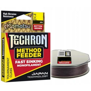 Fir Monofilament Kamatsu Techron Method Feeder Fast Sinking, Brown, 0.20mm, 5.50kg, 300m