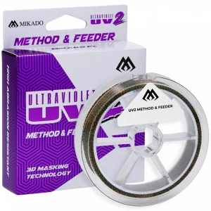 Fir Monofilament Mikado Ultraviolet Ii Method Feeder, Camo, 0.18mm, 6.85kg, 150m