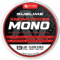 Fir Monofilament NYTRO Sublime Sinking Feeder Maro, 150m, 0.16mm, 1.8kg Fir Monofilament NYTRO Sublime Sinking Feeder Maro, 150m, 0.16mm, 1.8kg