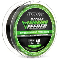 Fir Monofilament Nevis Method Feeder Sinking  Black, 0.25mm, 9.10kg, 300m Fir Monofilament Nevis Method Feeder Sinking  Black, 0.25mm, 9.10kg, 300m