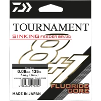 Fir Textil DAIWA Tournament Sinking Feeder Braid 8+1X, 0.12m, 135m