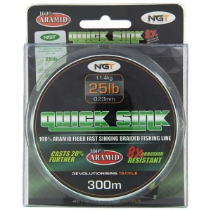 Fir Textil NGT Quick Sink, Moss Green, 0.20mm, 9kg/20lb, 300m Fir Textil NGT Quick Sink, Moss Green, 0.20mm, 9kg/20lb, 300m