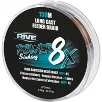 Fir Textil Rive Power 8x, 0.08m, 150m