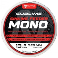 Monofilament NYTRO Sublime Sinking Feeder Maro, 300m, 0.28mm, 5.9kg