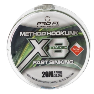 FIR TEXTIL PRO FL X8 METHOD HOOKLINE 0.14MM 20M