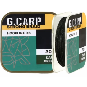 Fir Textil Golden Catch Hooklink G Carp Strong X6, Dark Green, 15lbs, 20m