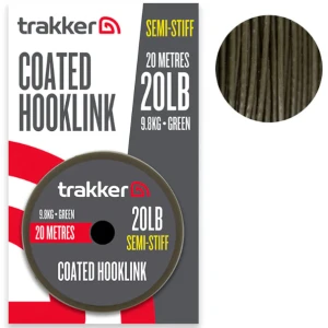 Fir Textil Trakker Semi Stiff Coated Hooklink, 11.3kg/25lb, 20m Fir Textil Trakker Semi Stiff Coated Hooklink, 11.3kg/25lb, 20m
