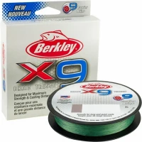 FIR BERKLEY TEXTIL X9 FLURO VERDE 0.17MM 150M