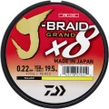 FIR DAIWA J-BRAID GRAND X8 YELLOW 013MM/8.5KG/135M FIR DAIWA J-BRAID GRAND X8 YELLOW 013MM/8.5KG/135M