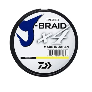 Fir Textil Daiwa J-braid X4 0.19mm 10.2kg 135mt Galben