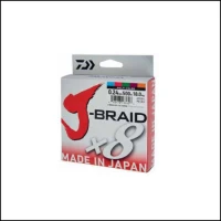 FIR TEXTIL DAIWA J-BRAID X8 MULTICOLOR 006MM 4KG 150M