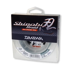 Fir textil daiwa shinobi braid fluo 018mm/12,3kg/135m