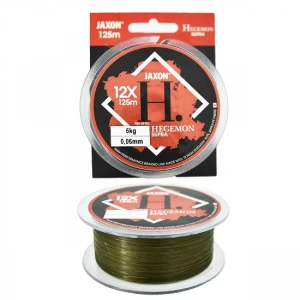 FIR TEXTIL JAXON HEGEMON SUPRA 12X 125m 0.10mm 8kg Dark Olive FIR TEXTIL JAXON HEGEMON SUPRA 12X 125m 0.10mm 8kg Dark Olive