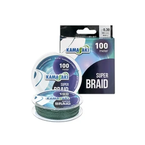 FIR TEXTIL KAMASAKI SUPER BRAID 100M 0,30 MM FIR TEXTIL KAMASAKI SUPER BRAID 100M 0,30 MM
