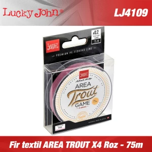 Fir Textil Lucky John Area Trout Game X4 Roz 75m 0.07mm 2.8kg