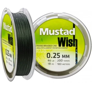 Fir Textil Mustad Wish Braid 010mm/10,5kg/110m