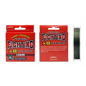 Fir Textil Pokee Fighting X 8 Moss Green-carp Leader 0.30mm 130 M