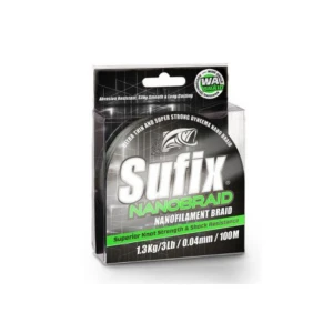 Fir Textil Sufix Nano Braid 0.12mm 7.3kg 100m Pink