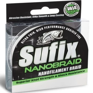 Fir Textil Sufix Nano Braid Roz 135m 0.06mm Aqua Camo