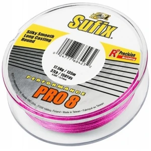 Fir Textil Sufix Performance Pro 8 Pink 135m 0.10mm